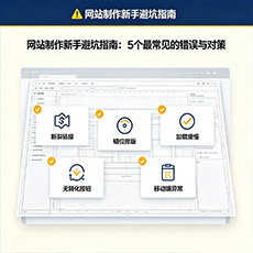 济宁建站-网站制作新手避坑指南：5个最常见的错误与对策