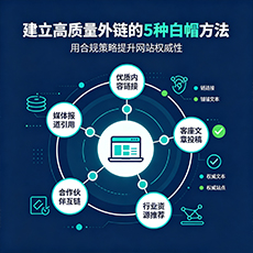 济宁建站-建立高质量外链的5种白帽方法